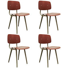 Set of Four Friso Kramer Revolt Chairs, 1953 9