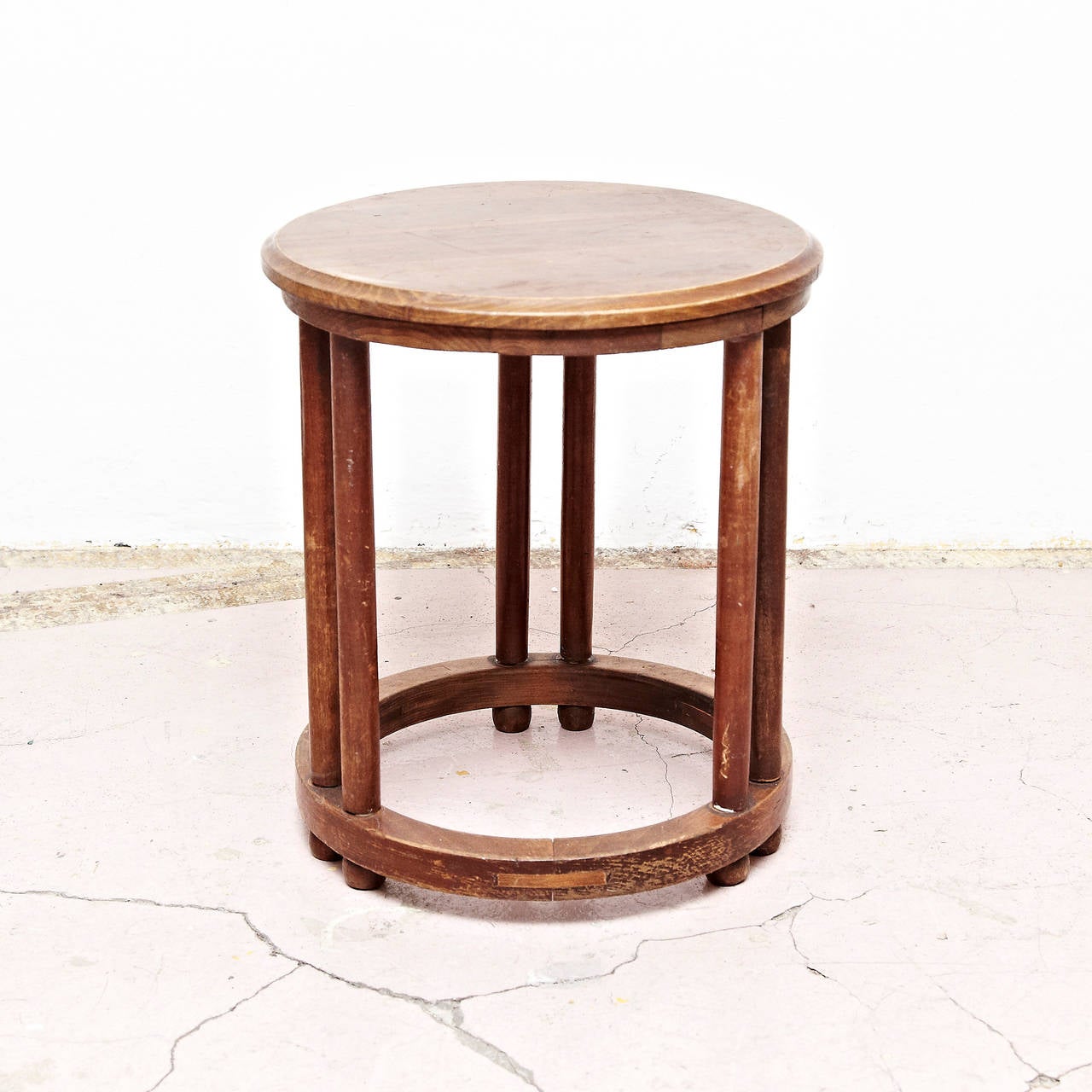 Josef Hoffmann Stool, circa 1900, Austria

In great original condition, with minor wear consistent with age and use, preserving a beautiful patina.

Josef Hoffmann (December 15, 1870 – May 7, 1956) was an Austrian architect and designer of