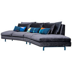 21st Century Sofa Stan Piece with Three Aubusson Tapestry Cushions