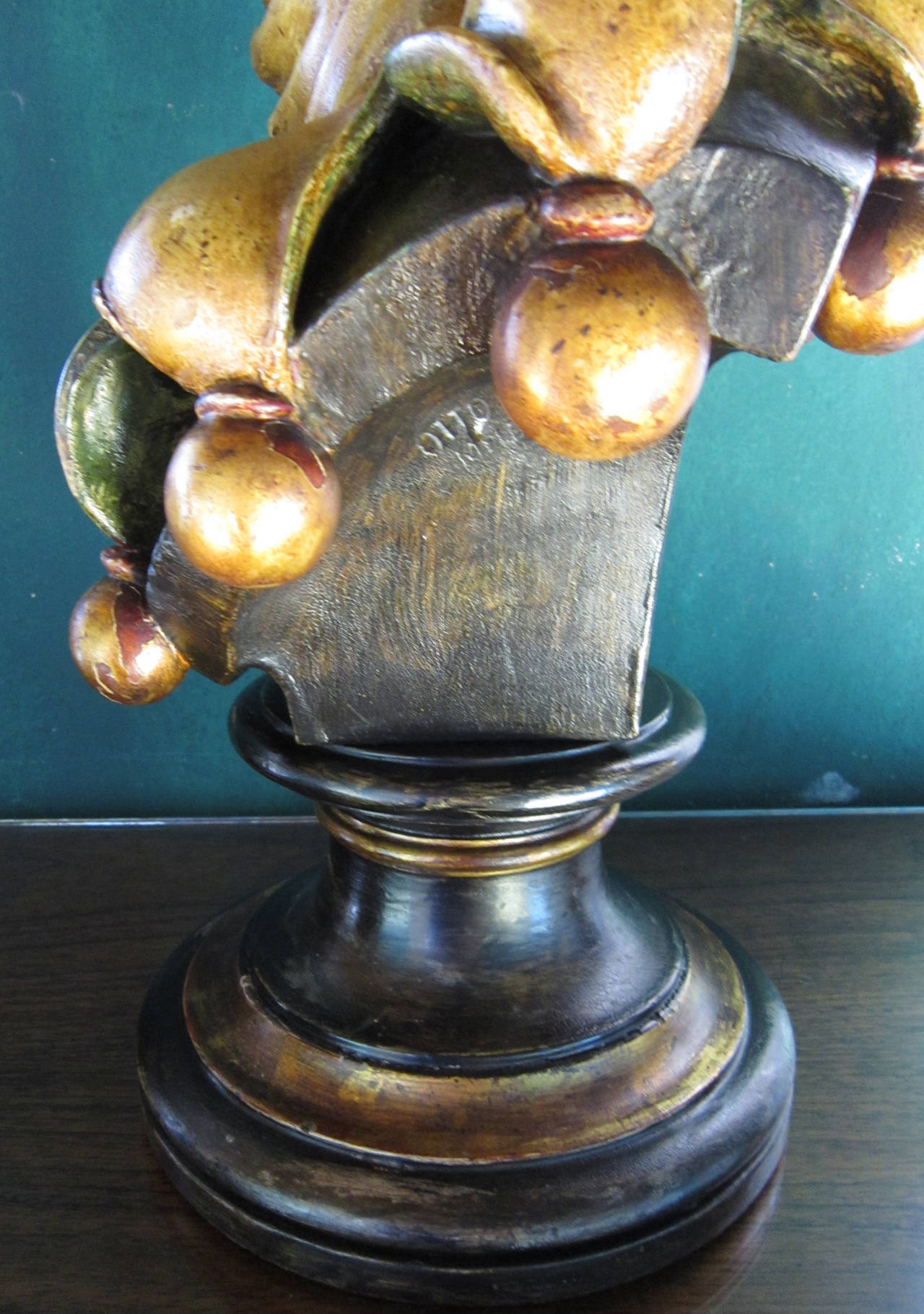 Wood Carving of a Court Jester by Otto Bettmann, Melbourne, Australia, 1899 3