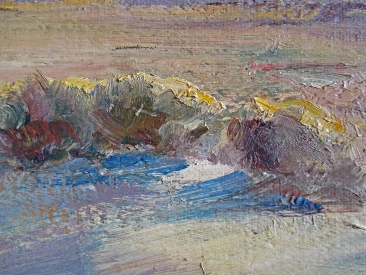 Other Jean Mannheim Plein Aire Painting, California Mountains For Sale