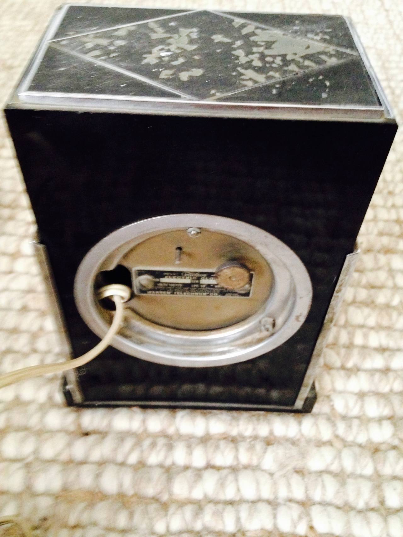 American Rare Paul Frankl Art Deco Clock For Sale