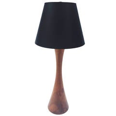Philip Powell Style Wooden Lamp