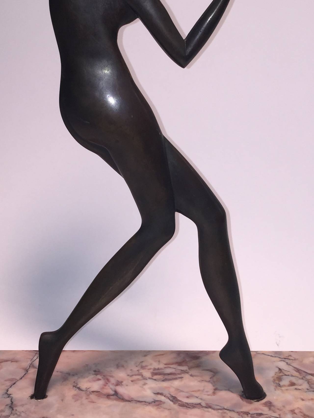 Art Deco Nude Bronze Attributed to Emory Seidel For Sale at 1stDibs
