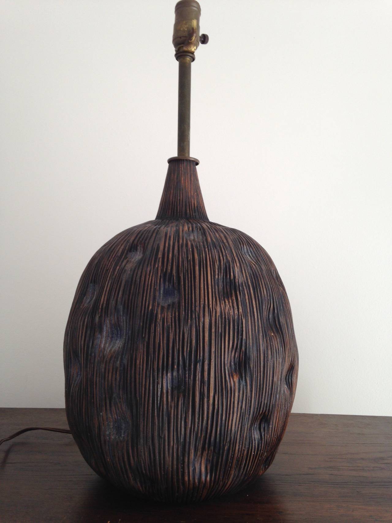 Great Fantoni Organic Ceramic Lamp
