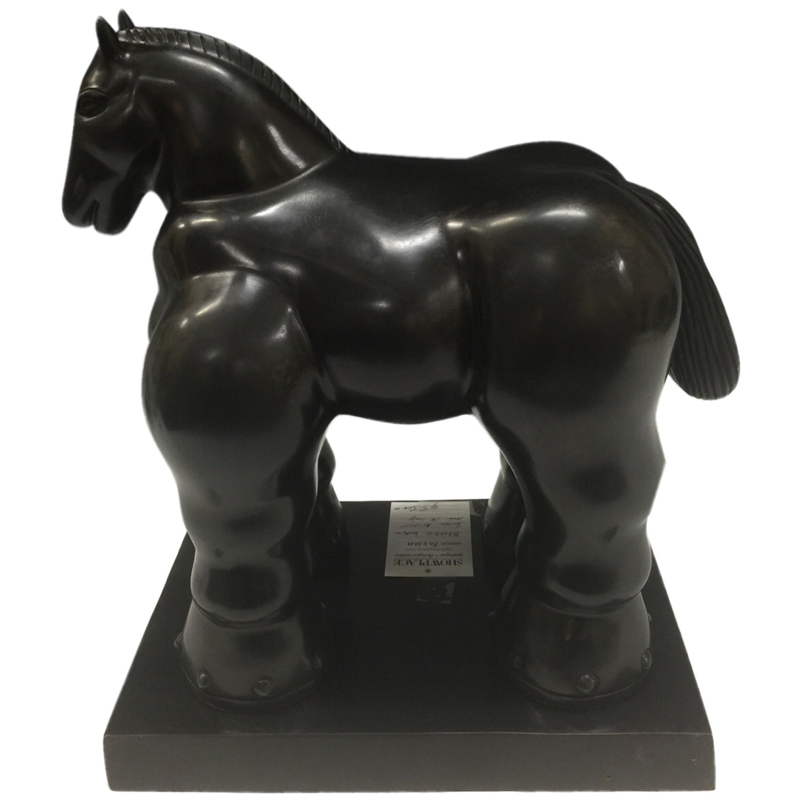 Botero Bronze Trojan Horse Sculpture