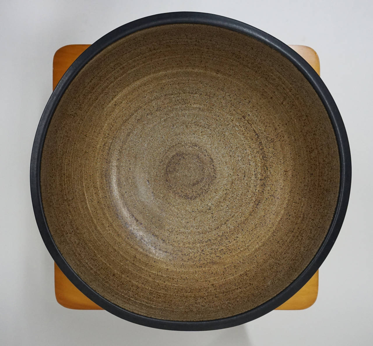 Mid-Century Modern Large Ceramic Bowl by Harrison Mcintosh