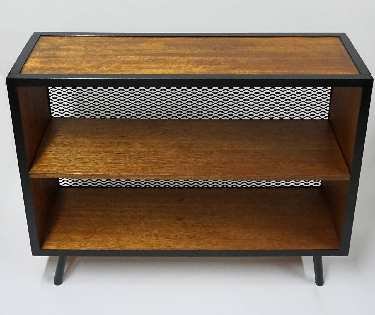 1950s Vista Furniture Co. of California Mahogany and Expanded Metal