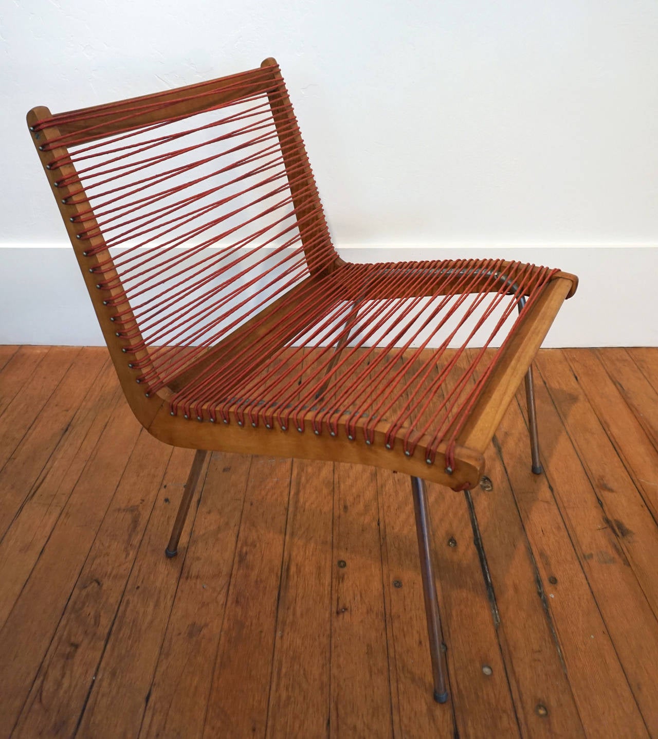 1950 MoMA Good Design String Chair by Robert J Ellenberger for CALFAB at 1stDibs