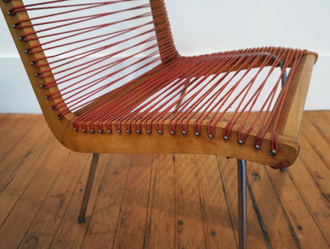 1950 MoMA Good Design String Chair by Robert J Ellenberger for CALFAB ...