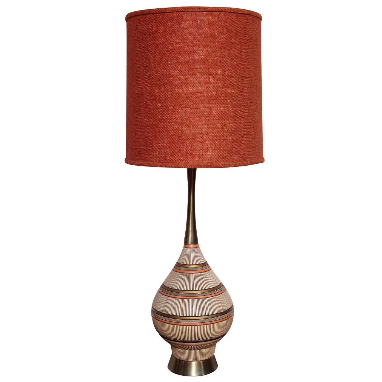 Mid Century Ceramic Lamp by Quartite Creative Corp.