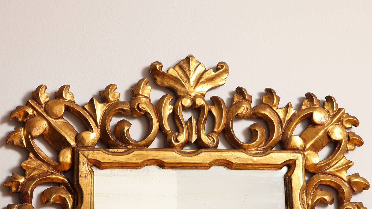 gilded baroque mirror