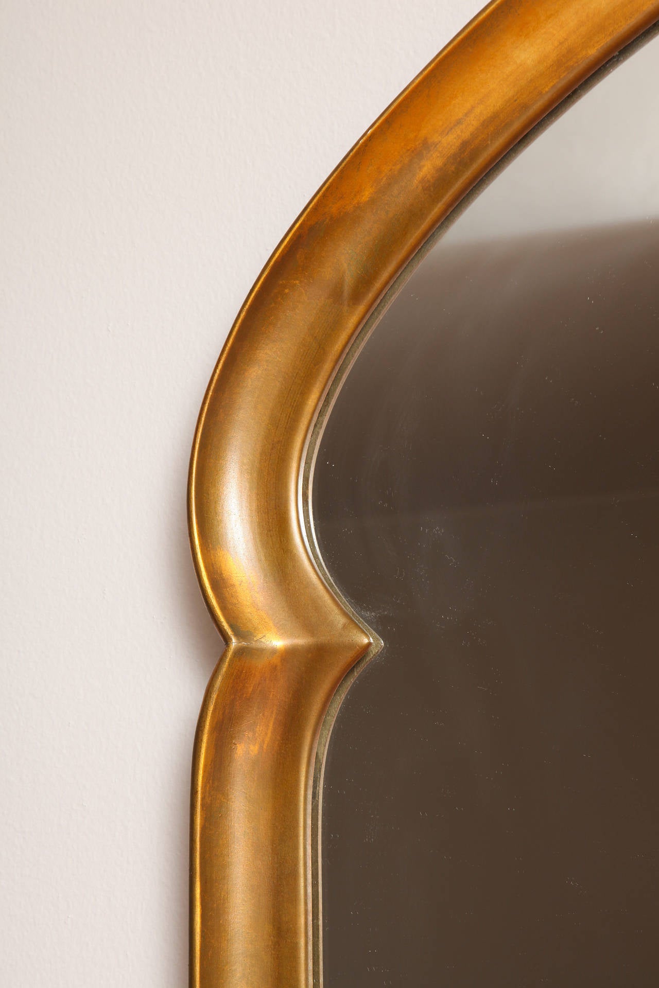 Mid-20th Century Mid-Century Modern Gilt Mirror in Arabesque Form by La Barge