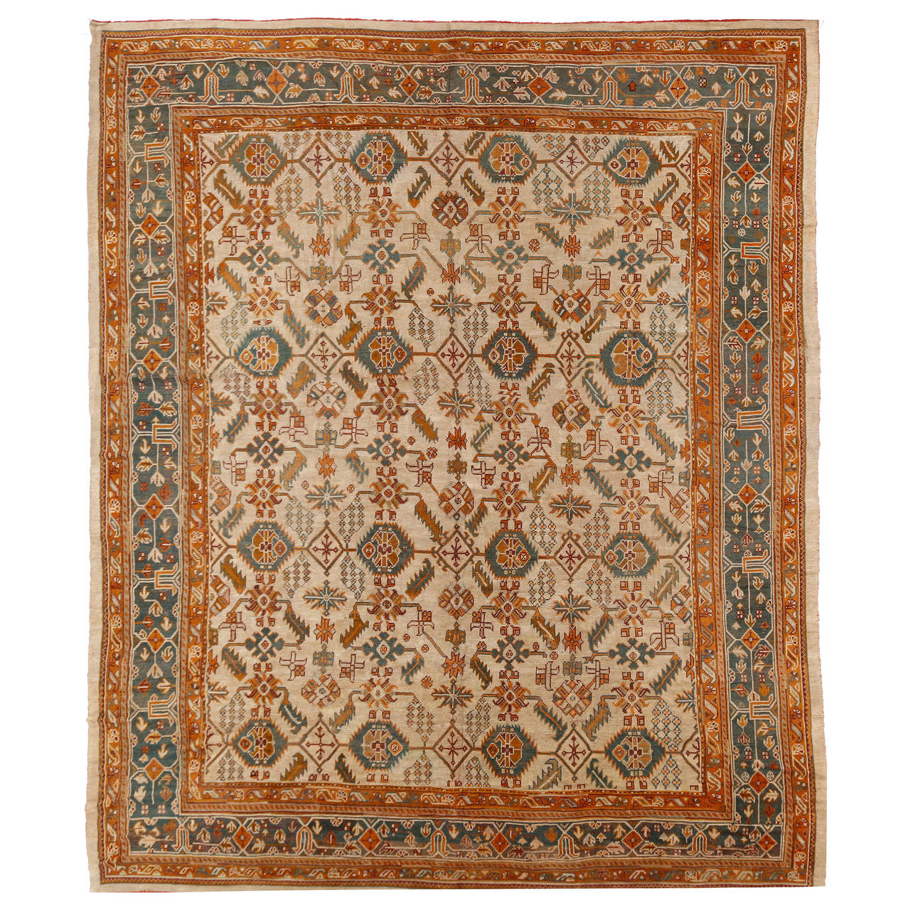 Antique Oushak Rug For Sale at 1stdibs