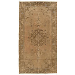 Vintage Turkish Oushak Rug 10