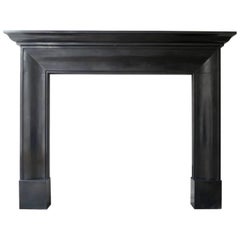 Retro English Georgian Style Marble Fireplace Mantle