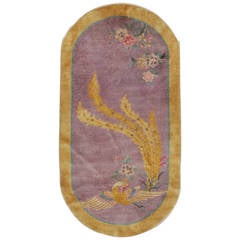 Vintage Art Deco Chinese Oriental Rug