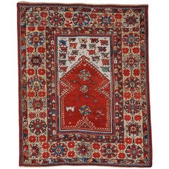 Antique Turkish Melas Oriental Rug