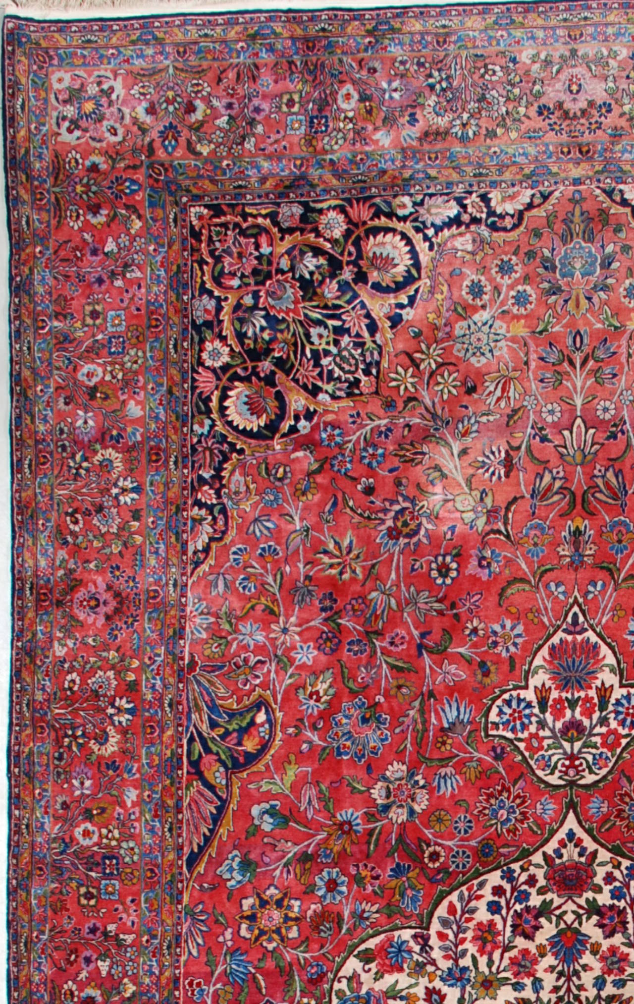 Palace Size Persian Kashan Oriental Rug, circa 1920