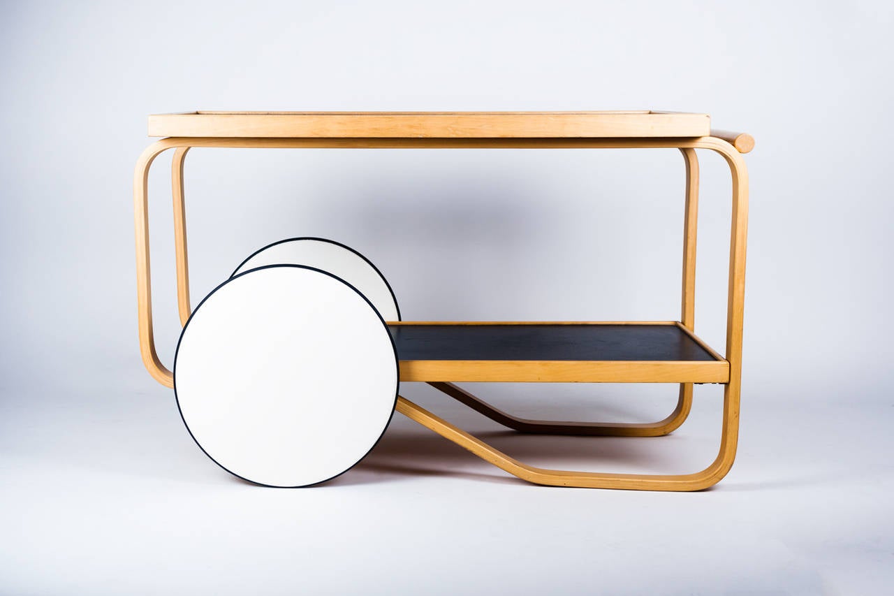 Finnish Alvar Aalto Tea Cart For Sale