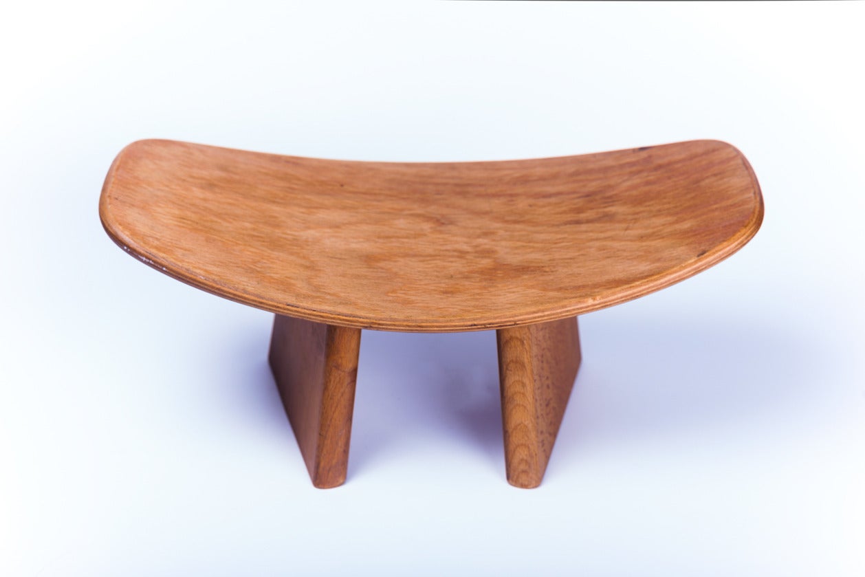 Mid-Century Modern Tabouret de méditation Shoggi d'Alain Gaubert