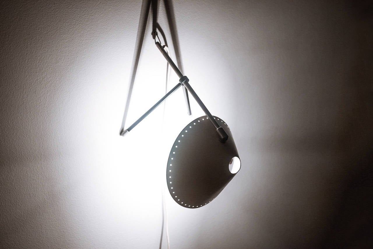 Dutch Pinocchio Table or Wall Lamp by H. Busquet for Hala Zeist, Netherlands, 1950s