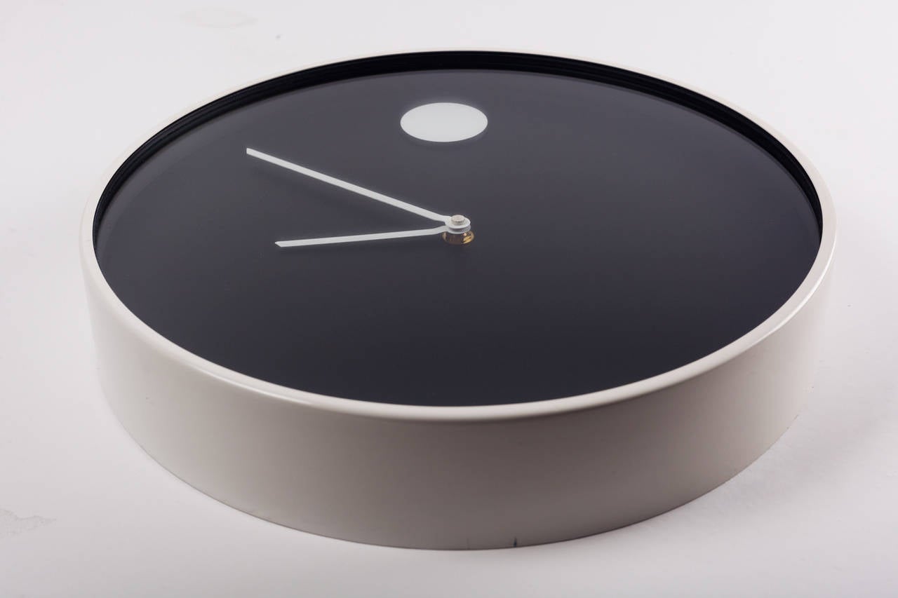 Minimalist Wall Clock by Nathan George Horwitt for Howard Miller