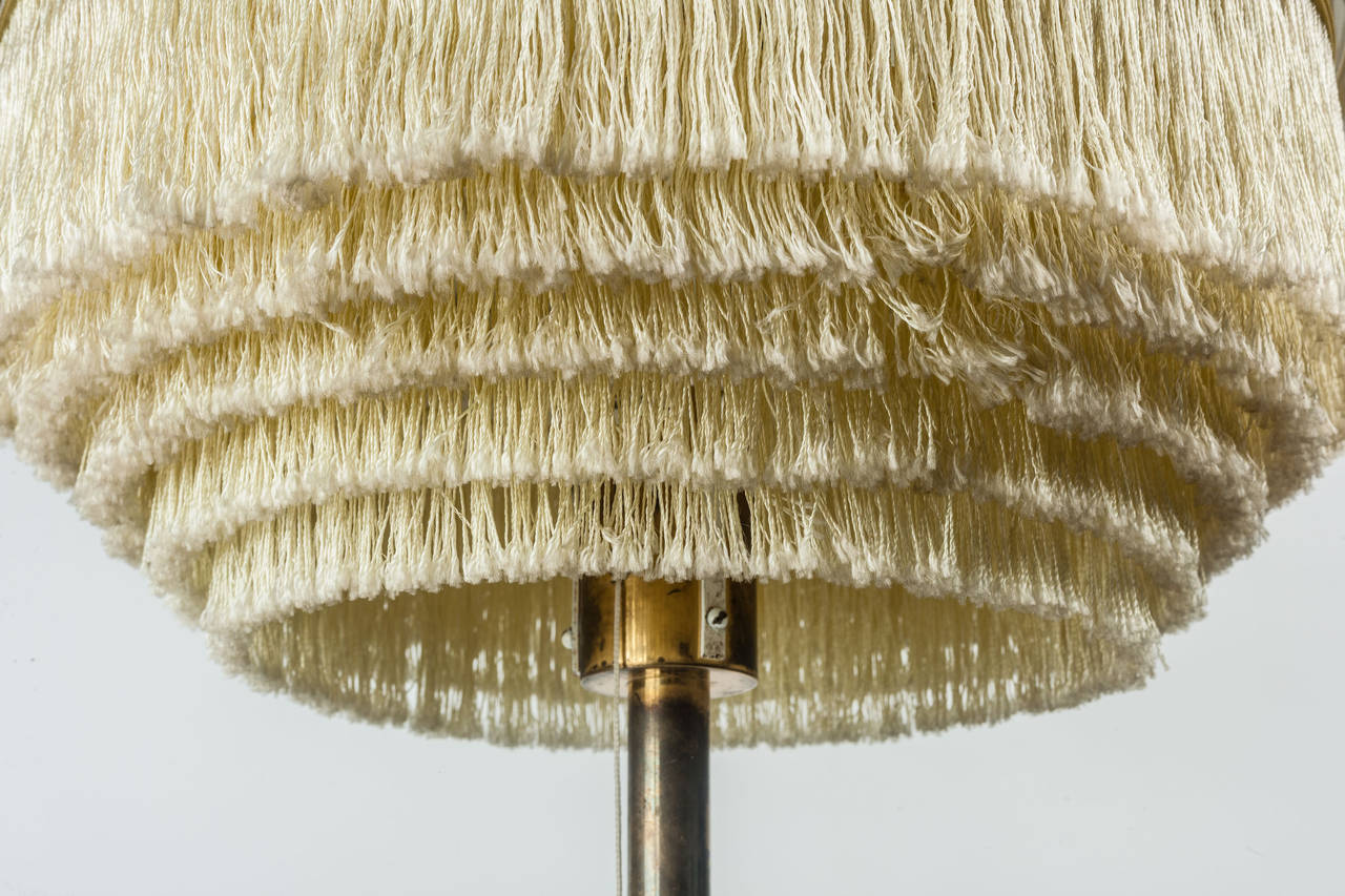 Silk Fringe Lamp by Hans-Agne Jakobsson In Good Condition In Chicago, IL