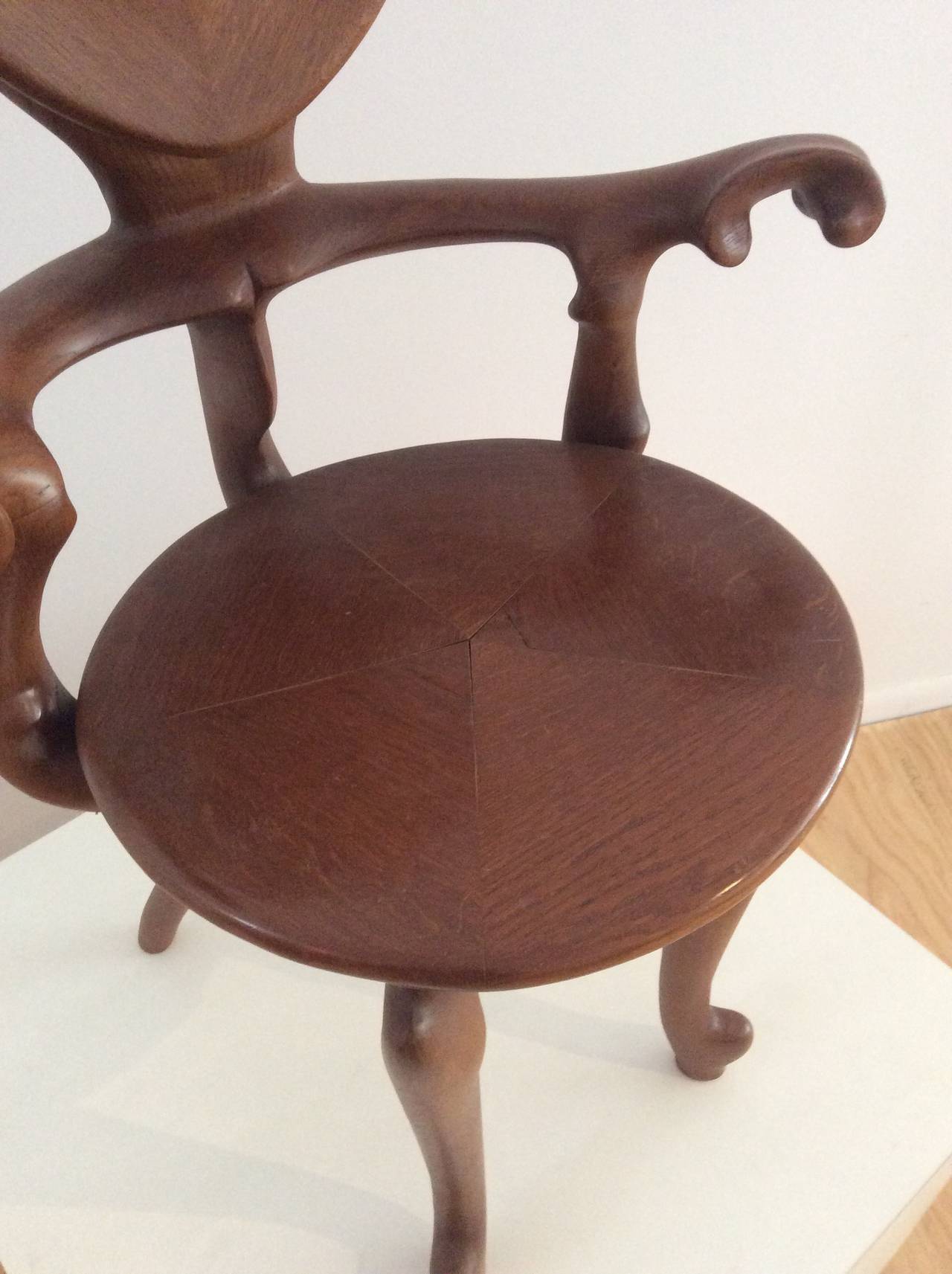 Spanish Calvet Armchair by Antoni Gaudí For Sale