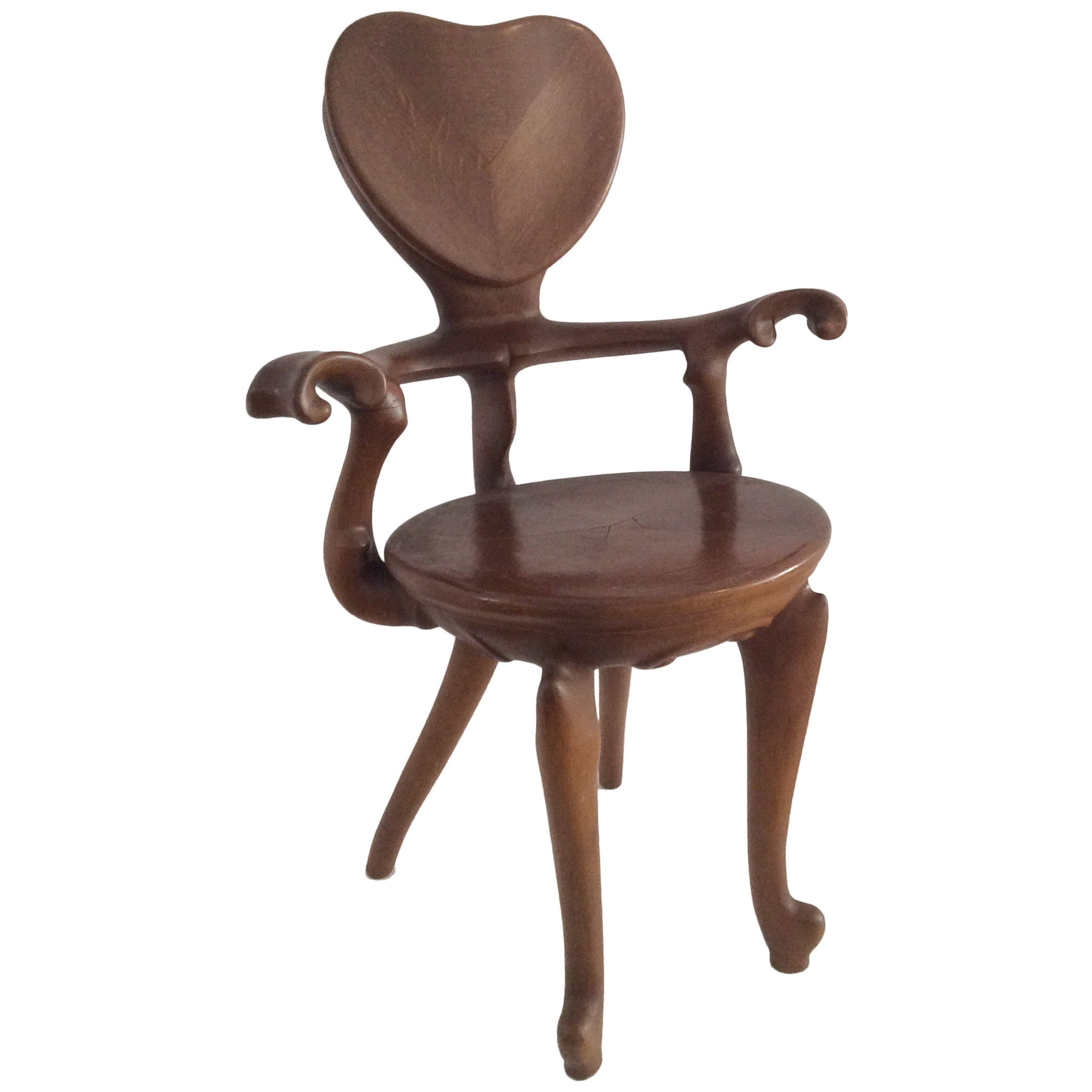 Calvet Armchair by Antoni Gaudí For Sale