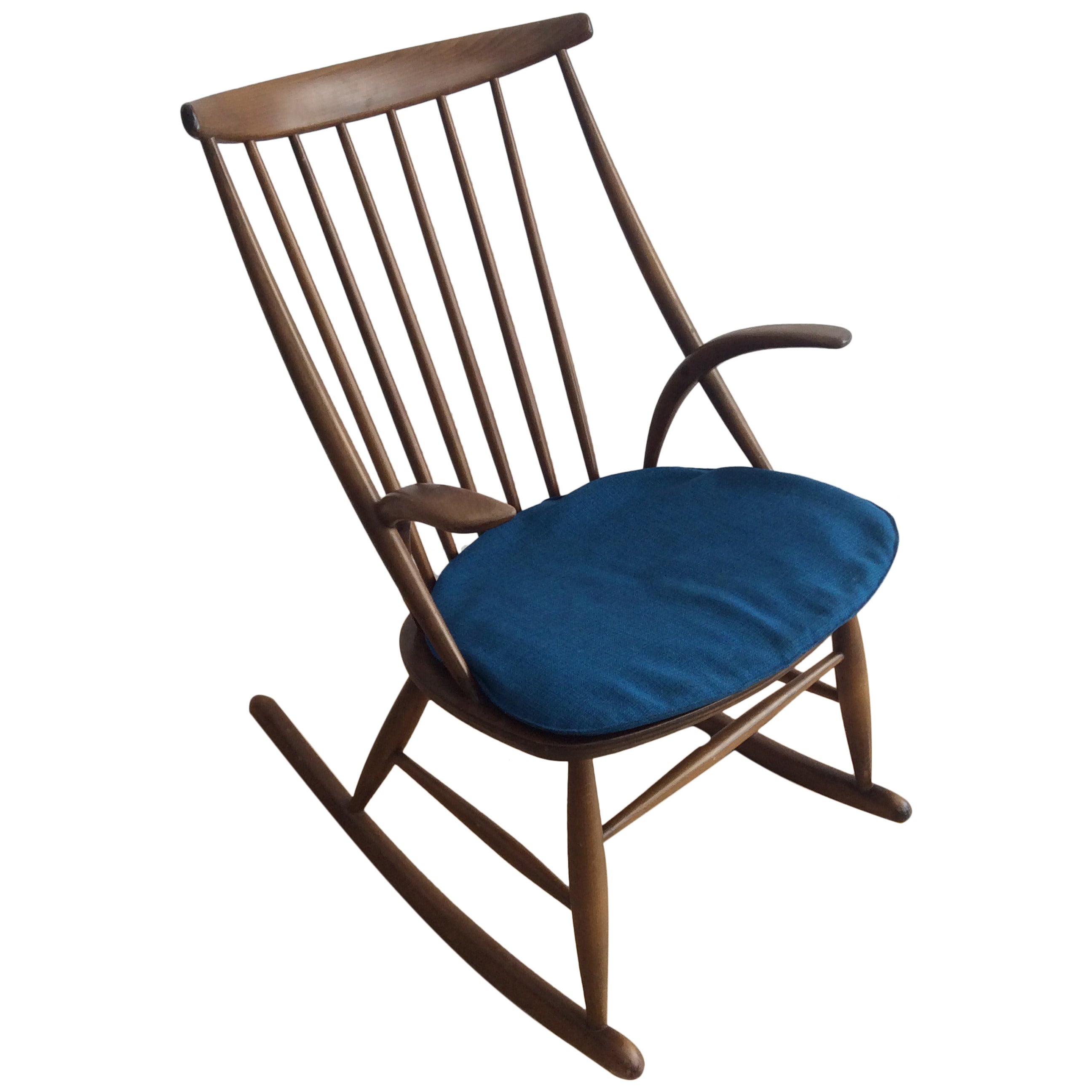 Rocking Chair by Illum Wikkelso For Sale