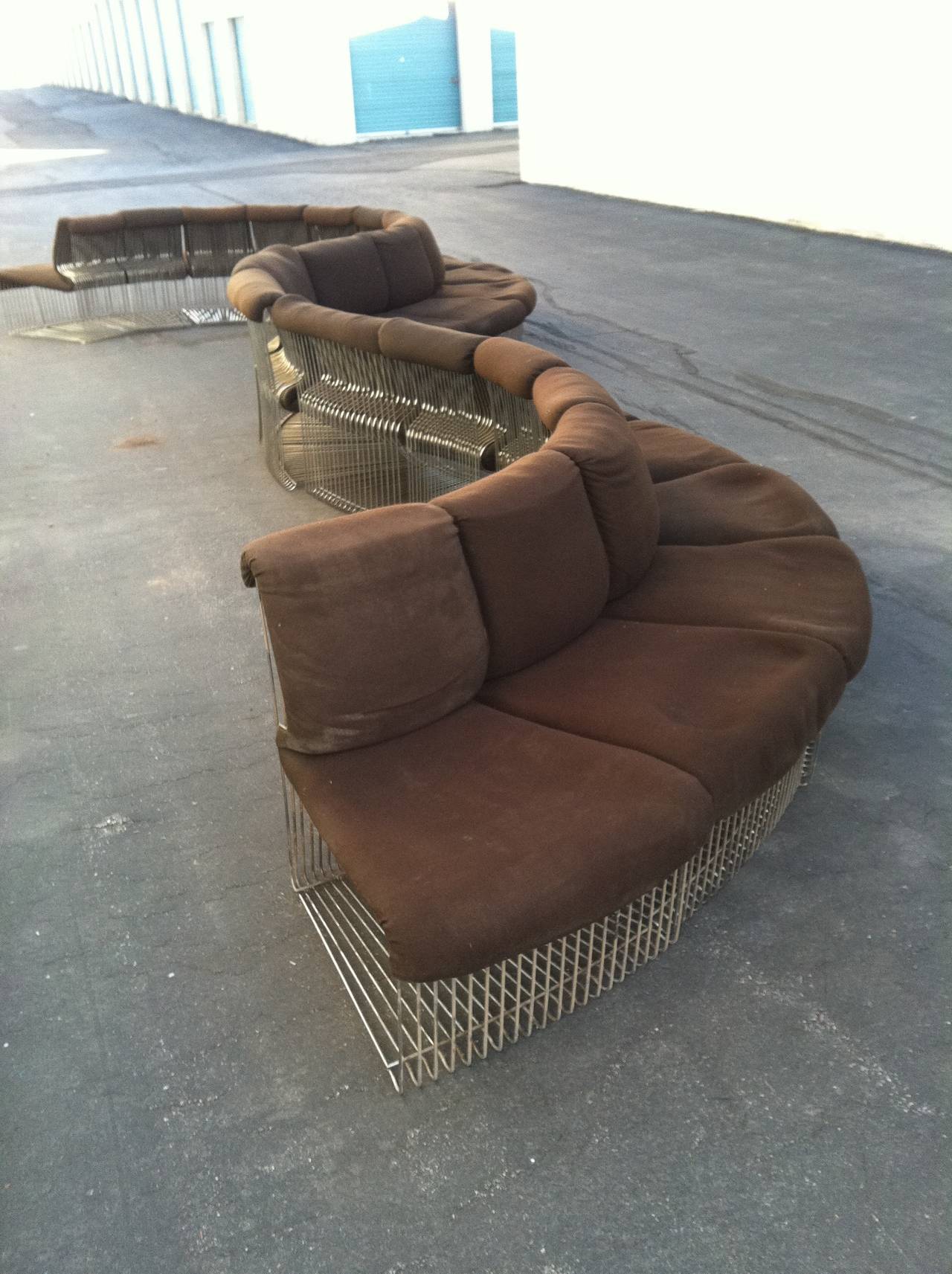 Scandinavian Modern Pantonova Sofa Designed by Verner Panton For Sale