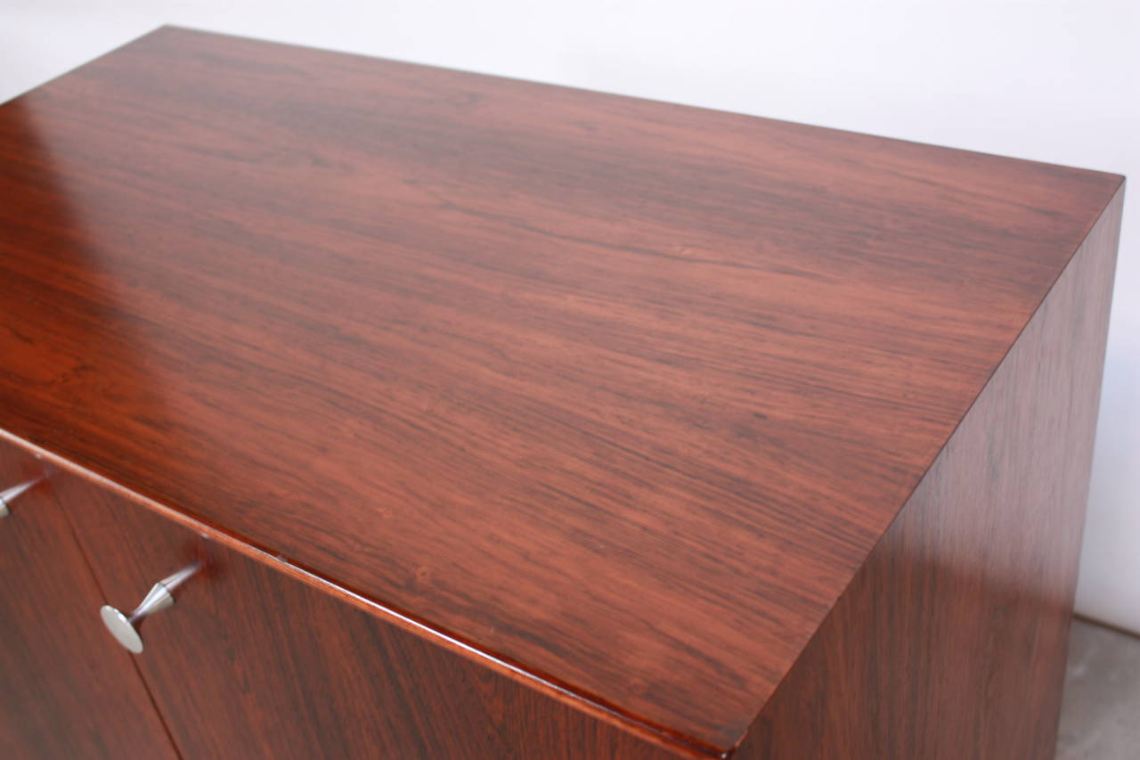 American George Nelson for Herman Miller 'Thin Edge' Rosewood Cabinet