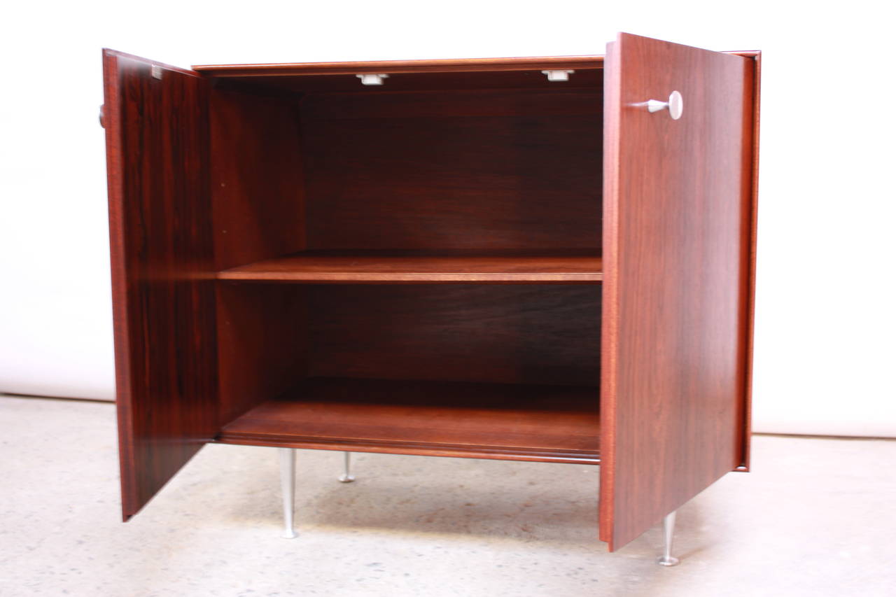 Mid-Century Modern George Nelson for Herman Miller 'Thin Edge' Rosewood Cabinet
