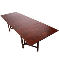 Bruno Mathsson Rosewood 'Maria' Expandable Table