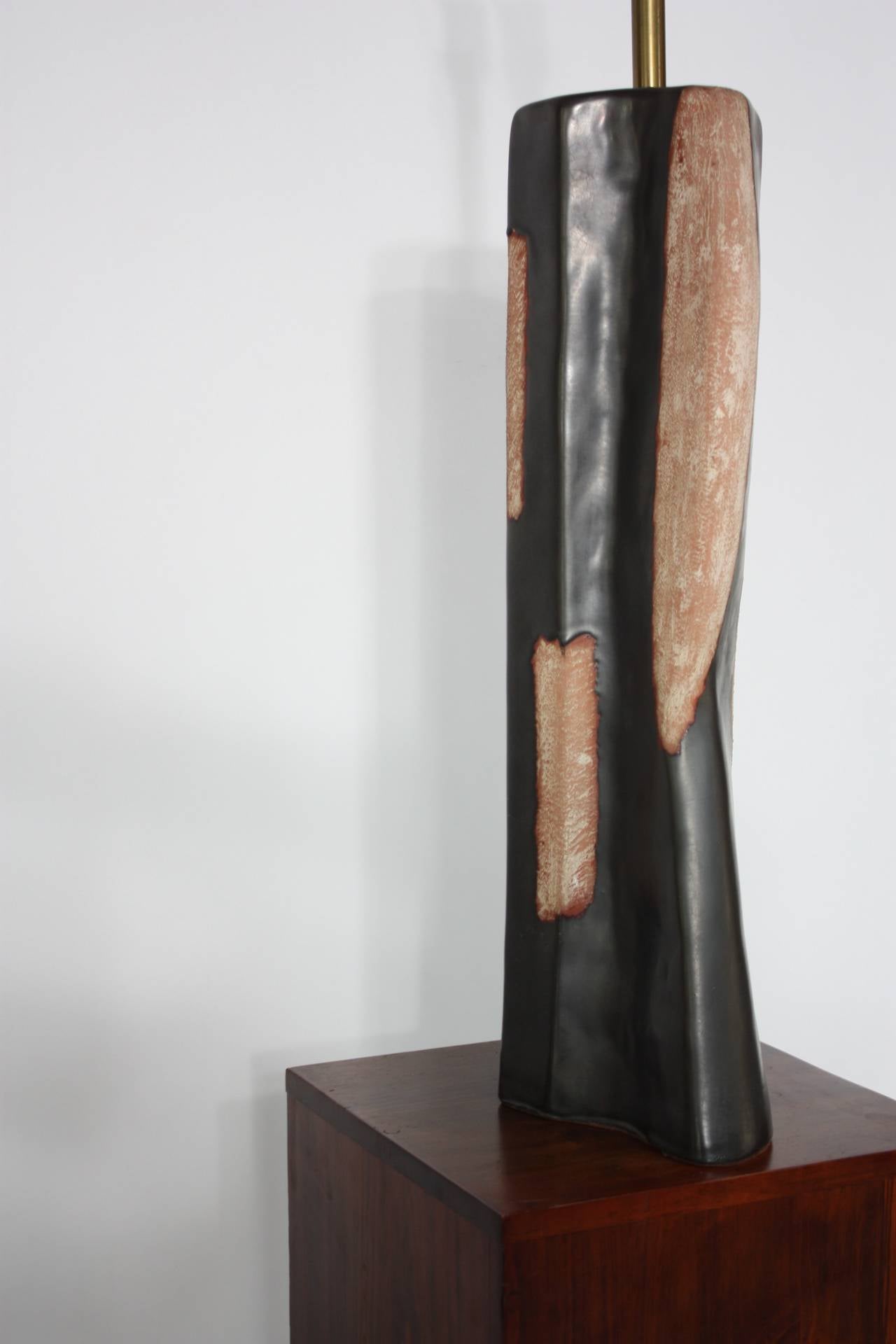 Glazed Ceramic Table Lamp Attributed to Marianna Von Allesch 3