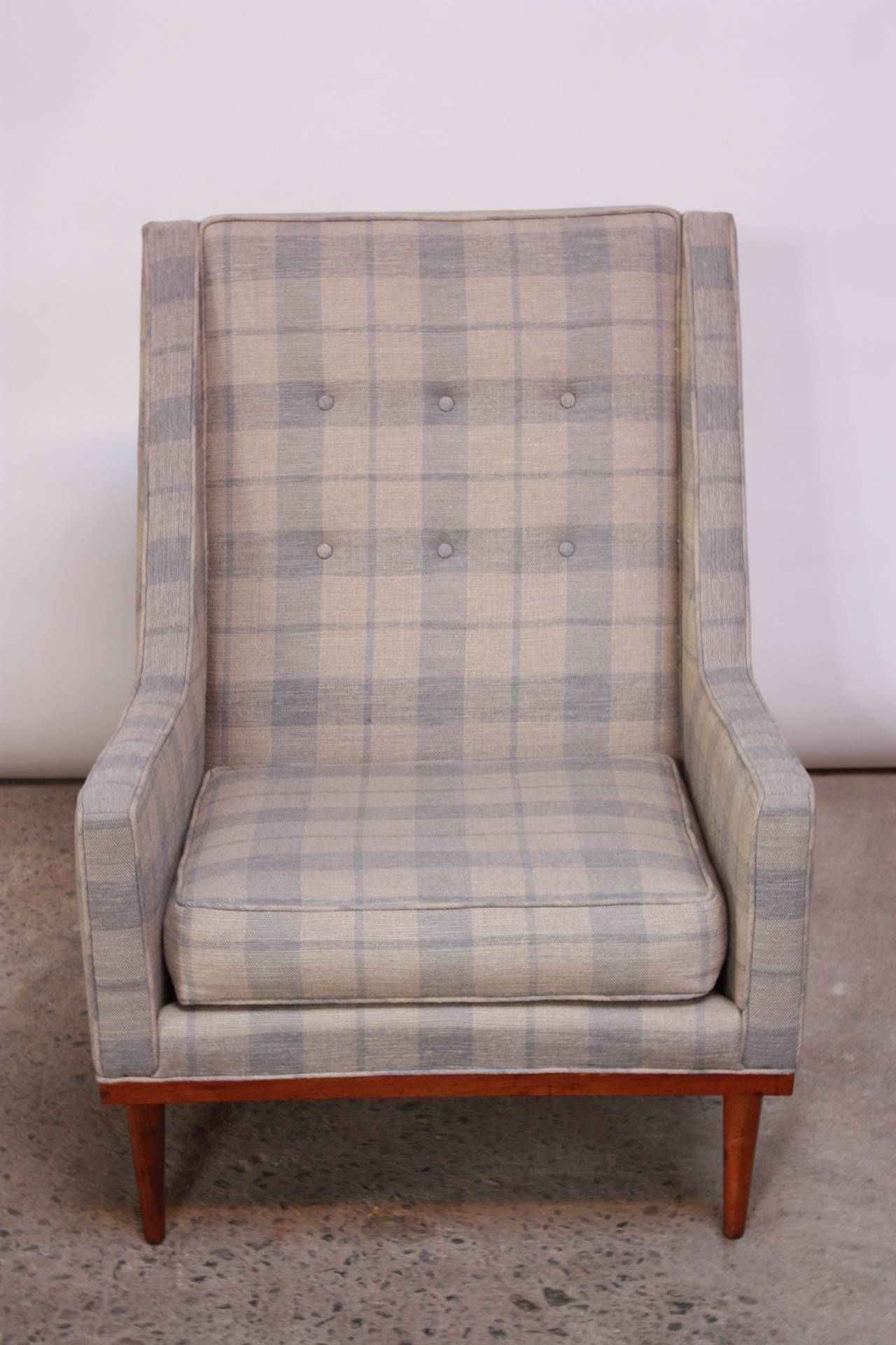 Mid-Century Modern Milo Baughman for James Inc. 'King' Chair