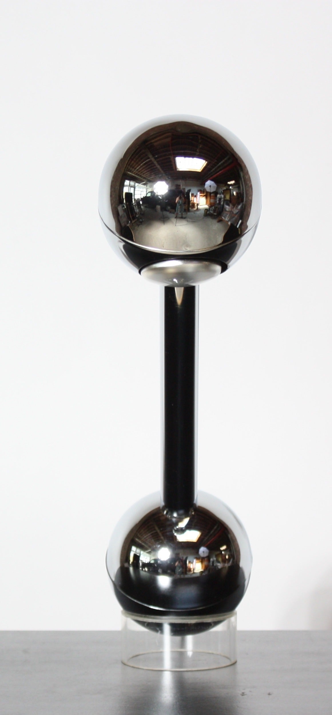 Mid-Century Modern Pierre Cardin Chrome Pivoting Table Lamp