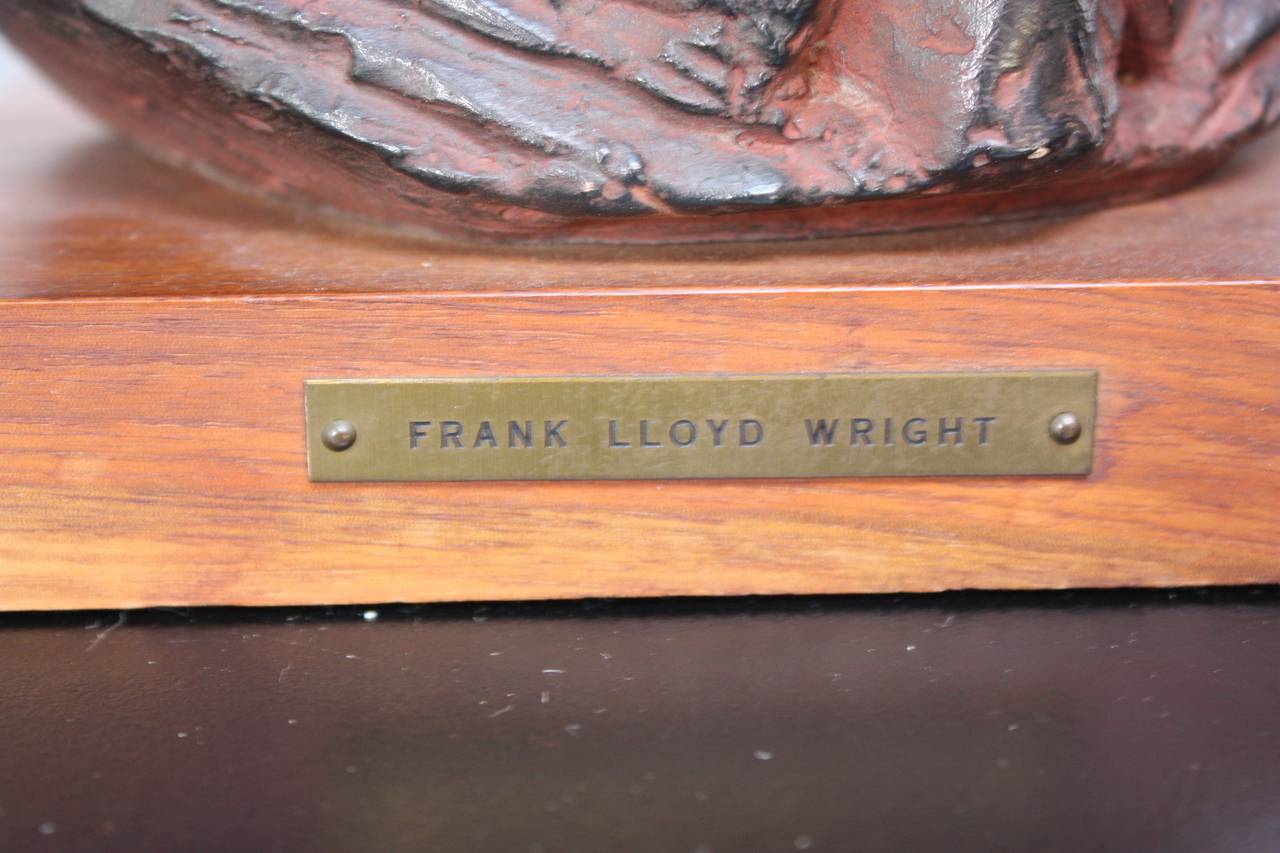 frank lloyd wright bust