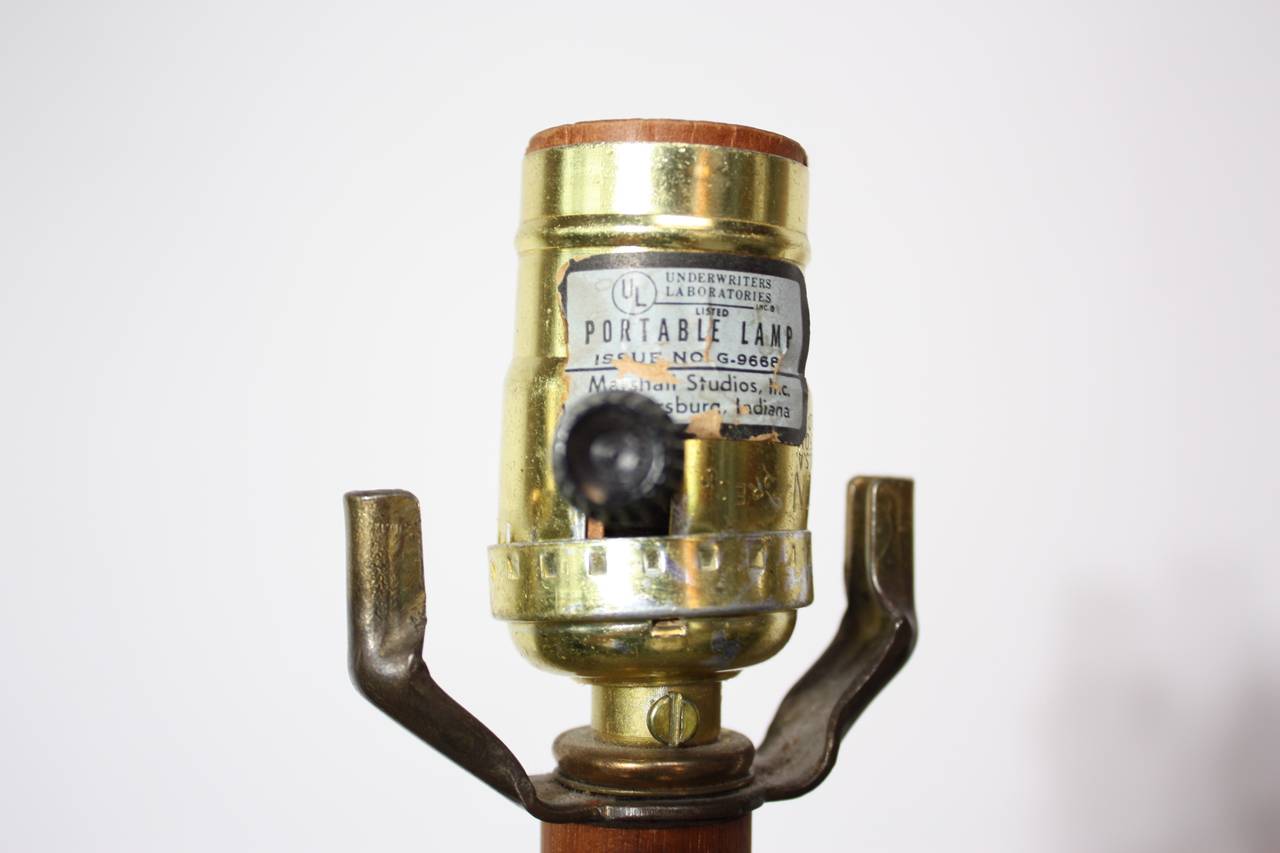 Late 20th Century Bulbous Form Martz Lamp