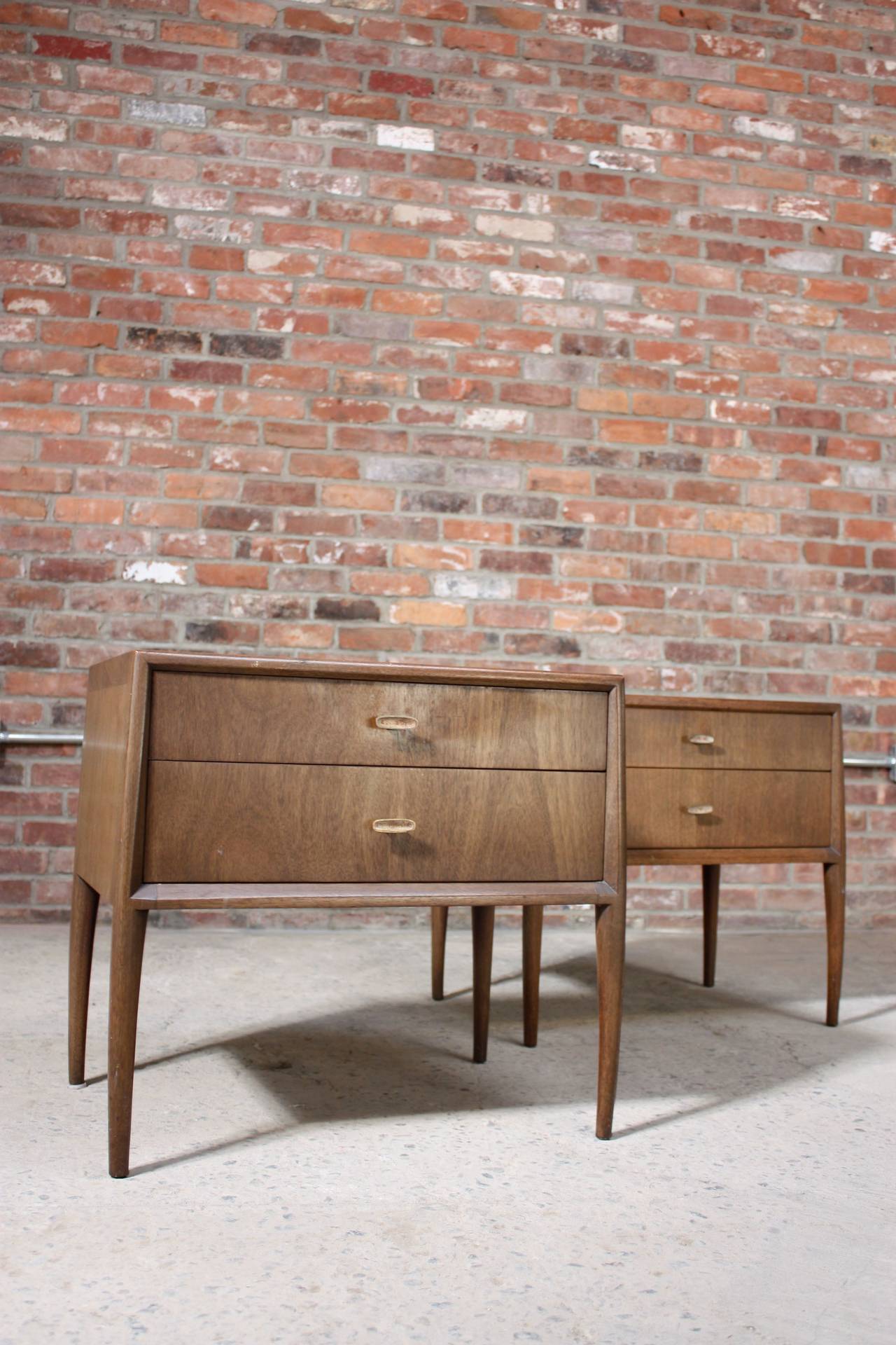 Pair of Nightstands by Ray Sabota for John Stuart In Good Condition In Brooklyn, NY
