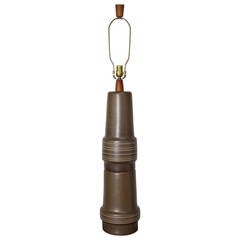 Large Ceramic Martz for Marshall Studios 'Tootsie Roll' Lamp 3