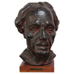 Joseph Konzal Bust of Frank Lloyd Wright