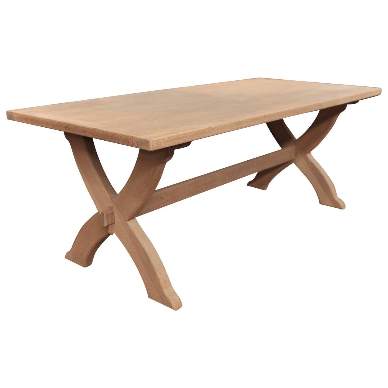 Philip Tilden Oak Dining Table England Circa 1910 For At 1stdibs Oak Top Dining Table Circa 1960