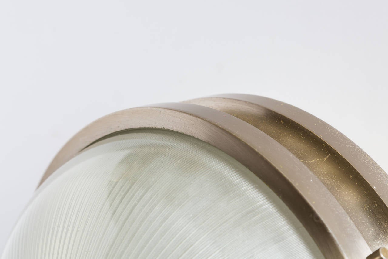 Brass 1960s Sergio Mazza 'Sigma' Lamps for Artemide