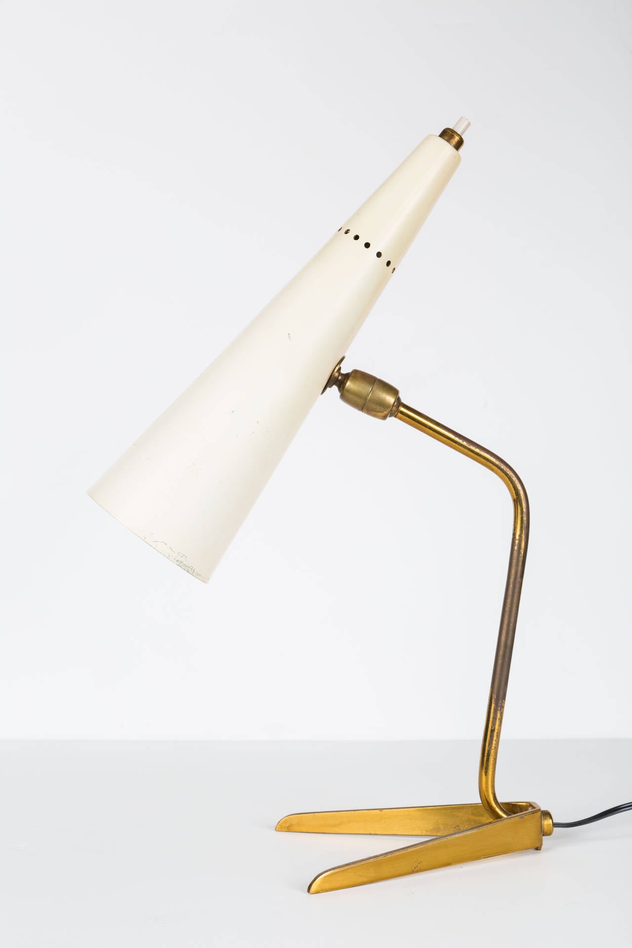 Enameled Giuseppe Ostuni Table Lamp