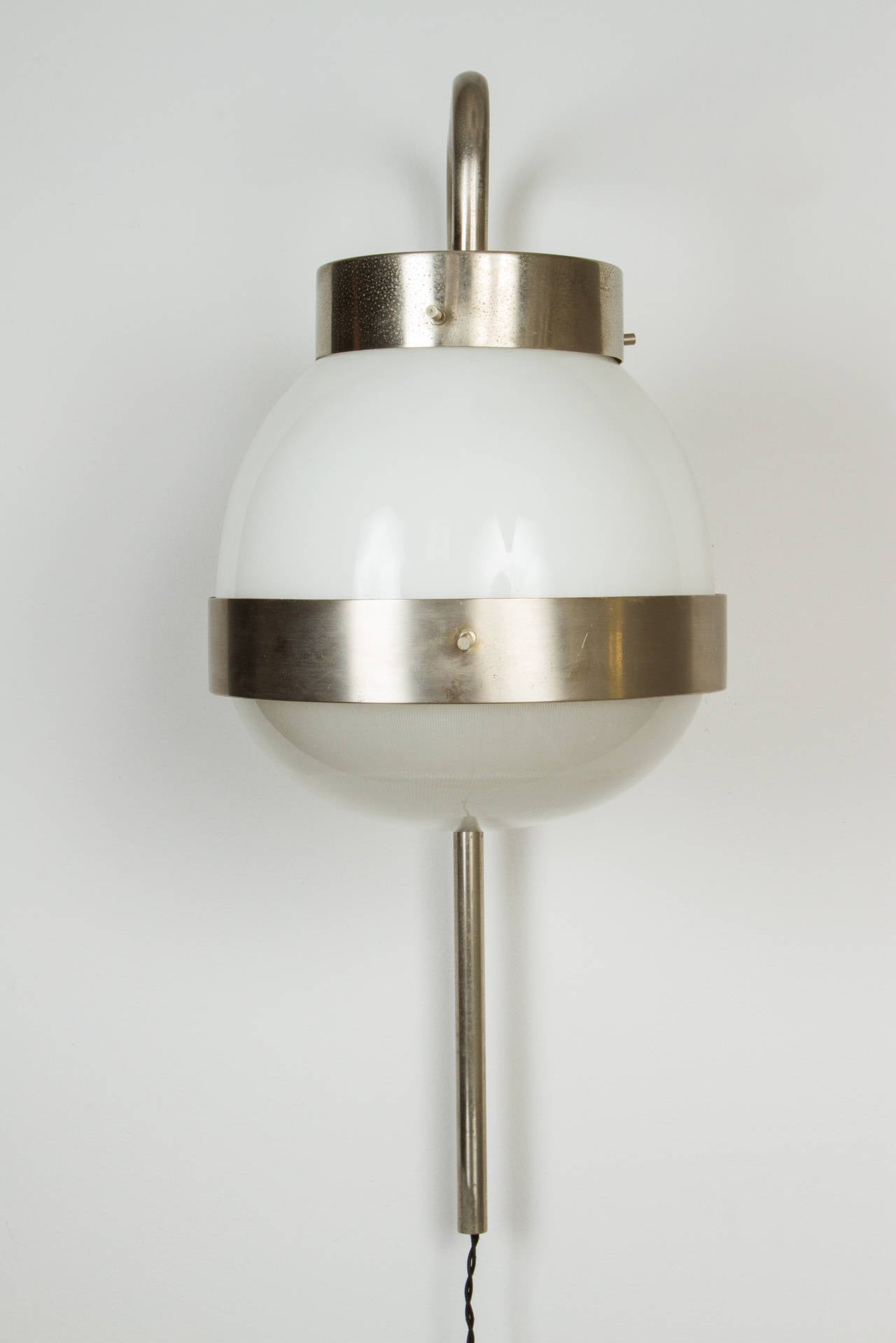 Brushed nickel with glass wall lights. 

Price is per item.