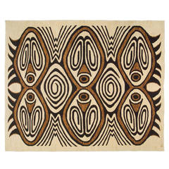 Masques Wool Handwoven Rug by Didier Benichou