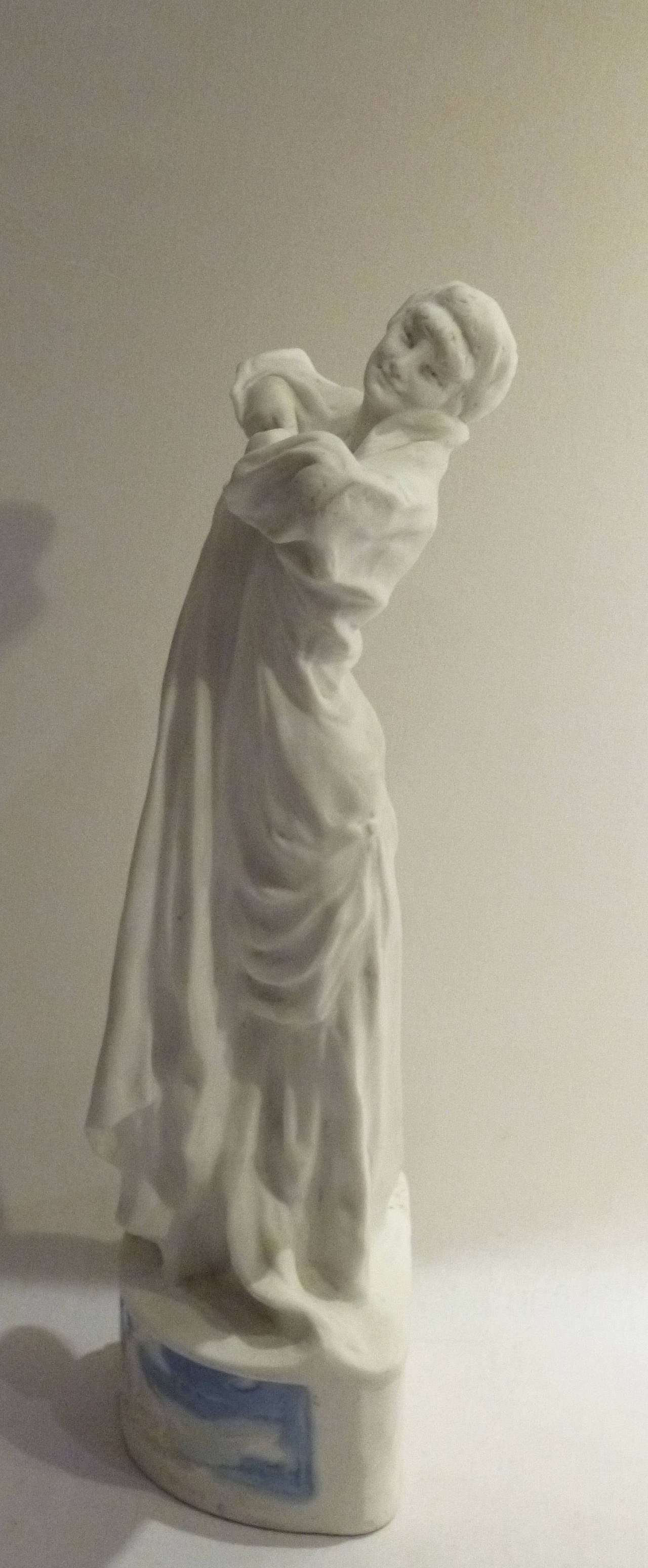 Bernard Hoetger Biscuit Sculpture, Signed