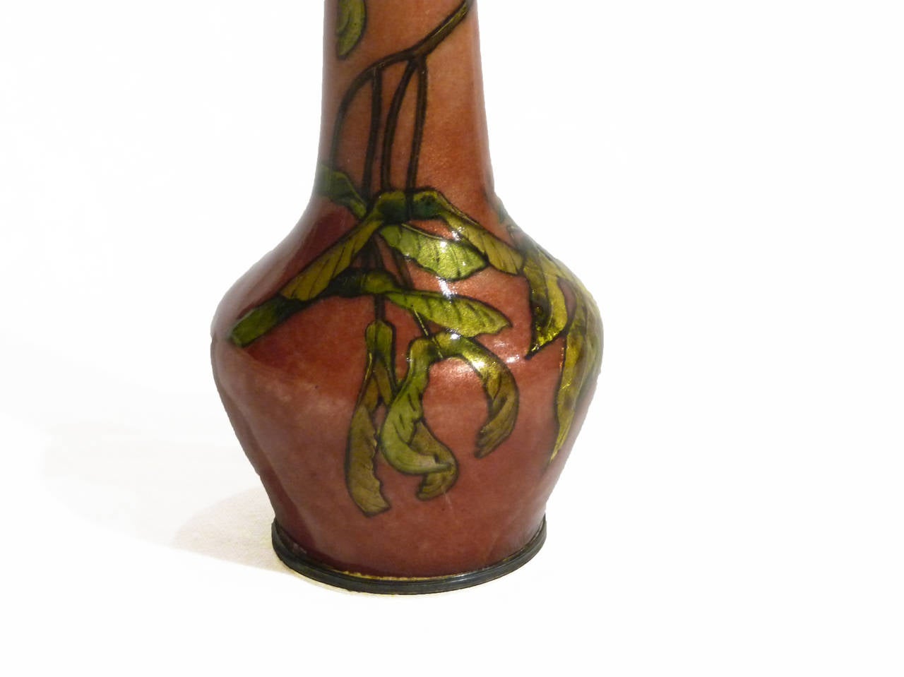 Paul Bonnaud Art Nouveau Vase, Signed, 1906 In Good Condition For Sale In Monte Carlo, MC